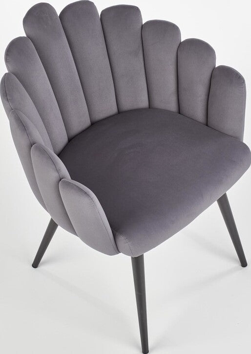 Kitchen Chair K410 | size: Width: 62cm, Height: 85cm, Depth: 62cm | color: Gray | image: 7 | variant: 1003225