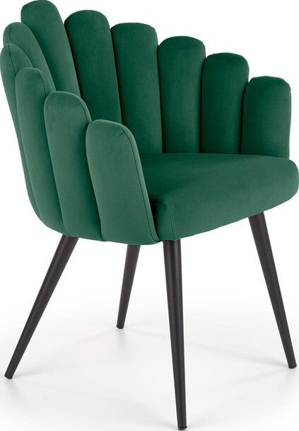 Kitchen Chair K410 | size: Width: 62cm, Height: 85cm, Depth: 62cm | color: Green | image: 1 | variant: 1003224