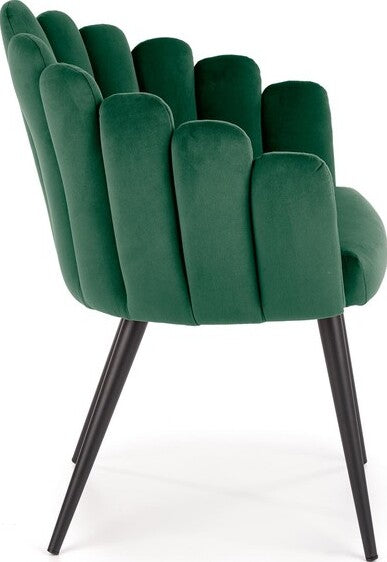 Kitchen Chair K410 | size: Width: 62cm, Height: 85cm, Depth: 62cm | color: Green | image: 3 | variant: 1003224