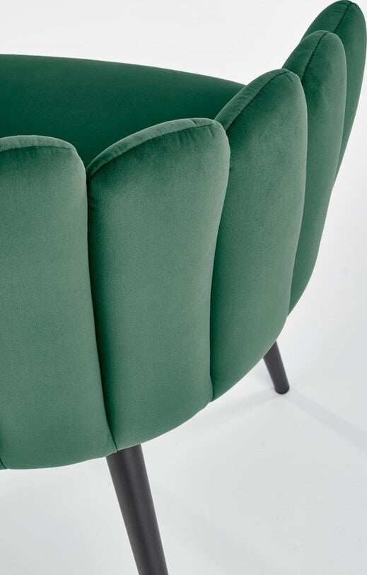 Kitchen Chair K410 | size: Width: 62cm, Height: 85cm, Depth: 62cm | color: Green | image: 6 | variant: 1003224
