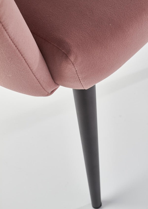 Kitchen Chair K410 | size: Width: 62cm, Height: 85cm, Depth: 62cm | color: Pink | image: 5 | variant: 1003223
