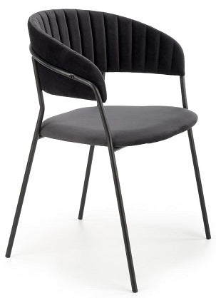 Kitchen Chair K426 | size: Width: 57cm, Height: 79cm, Depth: 54cm | color: Black | image: 1 | variant: 1003251