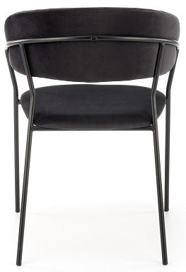 Kitchen Chair K426 | size: Width: 57cm, Height: 79cm, Depth: 54cm | color: Black | image: 4 | variant: 1003251
