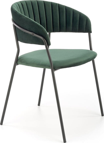 Kitchen Chair K426 | size: Width: 57cm, Height: 79cm, Depth: 54cm | color: Green | image: 1 | variant: 1003250