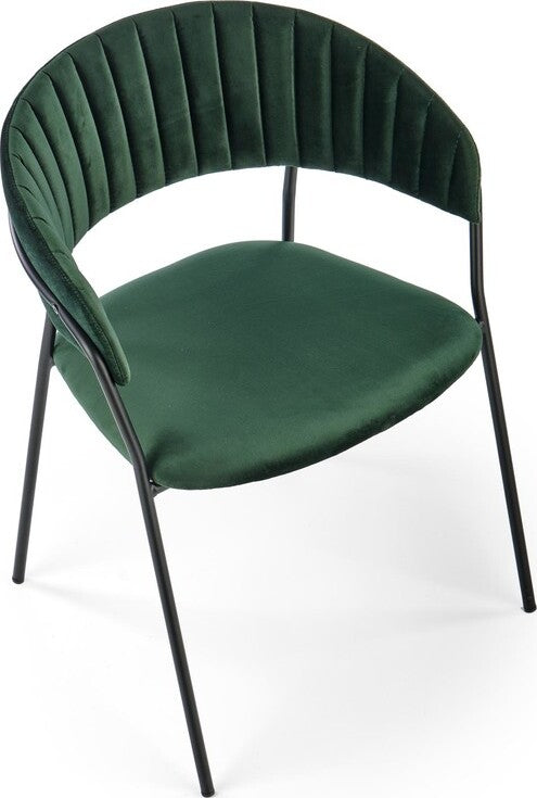 Kitchen Chair K426 | size: Width: 57cm, Height: 79cm, Depth: 54cm | color: Green | image: 3 | variant: 1003250