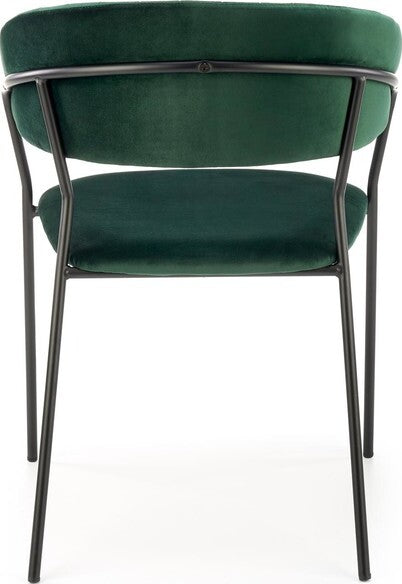 Kitchen Chair K426 | size: Width: 57cm, Height: 79cm, Depth: 54cm | color: Green | image: 4 | variant: 1003250