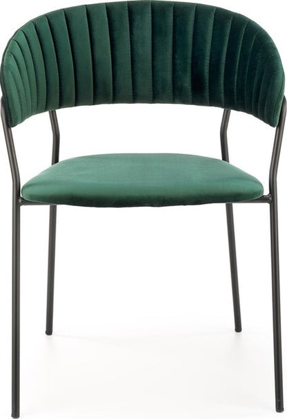 Kitchen Chair K426 | size: Width: 57cm, Height: 79cm, Depth: 54cm | color: Green | image: 6 | variant: 1003250