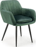 Kitchen Chair K429 | size: Width: 58cm, Height: 80cm, Depth: 53cm | color: Green | image: 1 | variant: 1003258