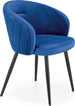 Kitchen Chair K430 | size: Width: 61cm, Height: 77cm, Depth: 54cm | color: Blue | image: 1 | variant: 1003263
