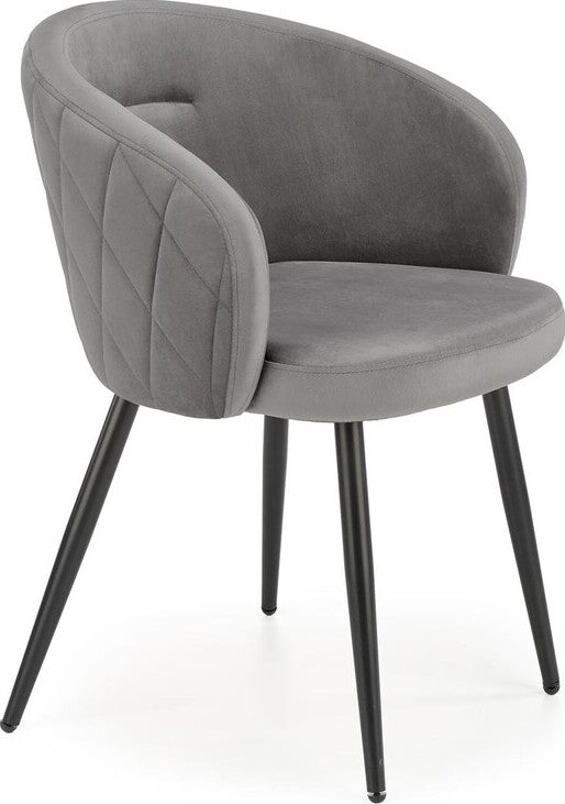 Kitchen Chair K430 | size: Width: 61cm, Height: 77cm, Depth: 54cm | color: Gray | image: 1 | variant: 1003261