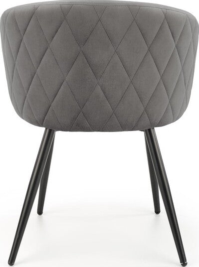 Kitchen Chair K430 | size: Width: 61cm, Height: 77cm, Depth: 54cm | color: Gray | image: 2 | variant: 1003261