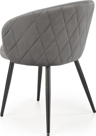 Kitchen Chair K430 | size: Width: 61cm, Height: 77cm, Depth: 54cm | color: Gray | image: 3 | variant: 1003261