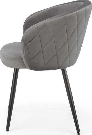 Kitchen Chair K430 | size: Width: 61cm, Height: 77cm, Depth: 54cm | color: Gray | image: 4 | variant: 1003261