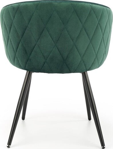 Kitchen Chair K430 | size: Width: 61cm, Height: 77cm, Depth: 54cm | color: Green | image: 2 | variant: 1003262