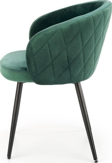 Kitchen Chair K430 | size: Width: 61cm, Height: 77cm, Depth: 54cm | color: Green | image: 4 | variant: 1003262