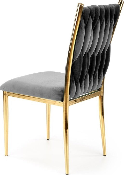 Kitchen Chair K436 | size: Width: 48cm, Height: 94cm, Depth: 55cm | color: Gray | image: 3 | variant: 1003276
