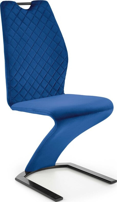 Kitchen Chair K442 | size: Width: 46cm, Height: 102cm, Depth: 61cm | color: Blue | image: 1 | variant: 1003285