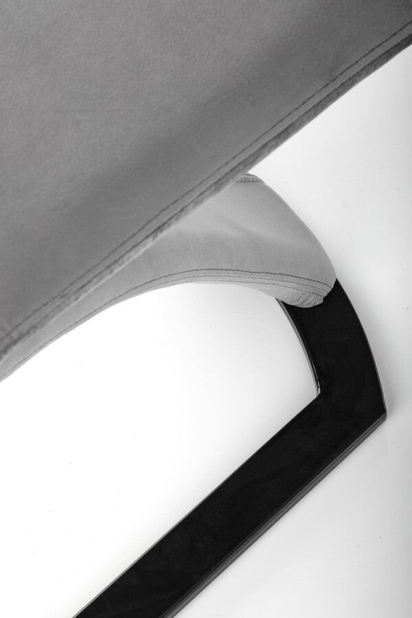 Kitchen Chair K442 | size: Width: 46cm, Height: 102cm, Depth: 61cm | color: Gray | image: 2 | variant: 1003283