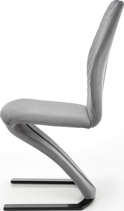 Kitchen Chair K442 | size: Width: 46cm, Height: 102cm, Depth: 61cm | color: Gray | image: 5 | variant: 1003283