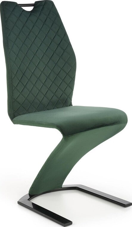 Kitchen Chair K442 | size: Width: 46cm, Height: 102cm, Depth: 61cm | color: Green | image: 1 | variant: 1003282