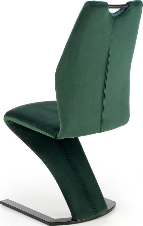 Kitchen Chair K442 | size: Width: 46cm, Height: 102cm, Depth: 61cm | color: Green | image: 3 | variant: 1003282