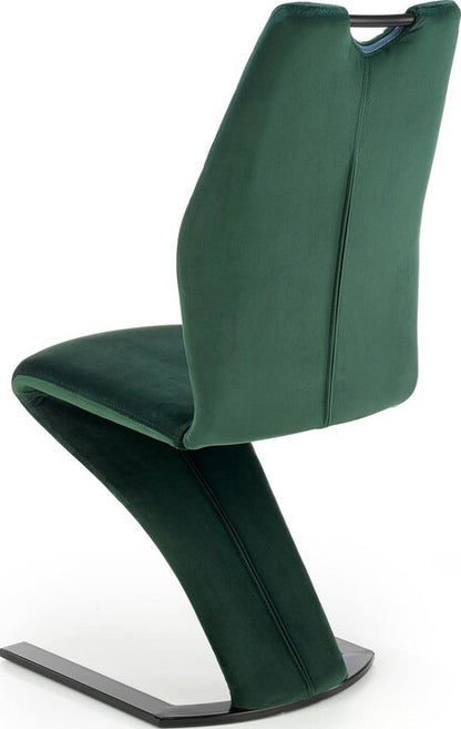 Kitchen Chair K442 | size: Width: 46cm, Height: 102cm, Depth: 61cm | color: Green | image: 3 | variant: 1003282