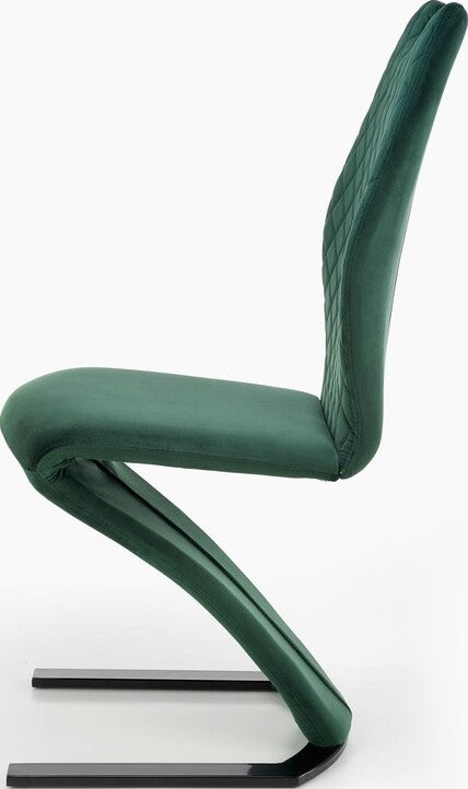 Kitchen Chair K442 | size: Width: 46cm, Height: 102cm, Depth: 61cm | color: Green | image: 4 | variant: 1003282