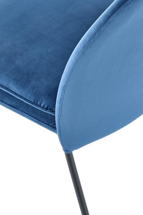 Kitchen Chair K443 | size: Width: 50cm, Height: 84cm, Depth: 58cm | color: Blue | image: 2 | variant: 1003289