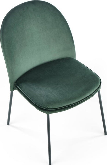 Kitchen Chair K443 | size: Width: 50cm, Height: 84cm, Depth: 58cm | color: Green | image: 2 | variant: 1003288