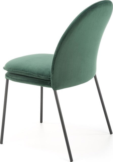 Kitchen Chair K443 | size: Width: 50cm, Height: 84cm, Depth: 58cm | color: Green | image: 4 | variant: 1003288