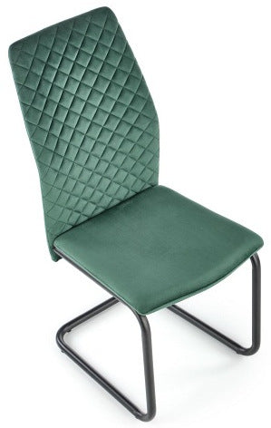 Kitchen Chair K444 | size: Width: 44cm, Height: 97cm, Depth: 54cm | color: Green | image: 3 | variant: 1003293