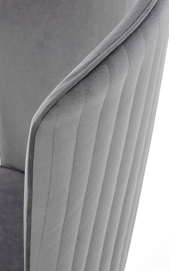 Kitchen Chair K446 | size: Width: 51cm, Height: 86cm, Depth: 55cm | color: Gray | image: 2 | variant: 1003296
