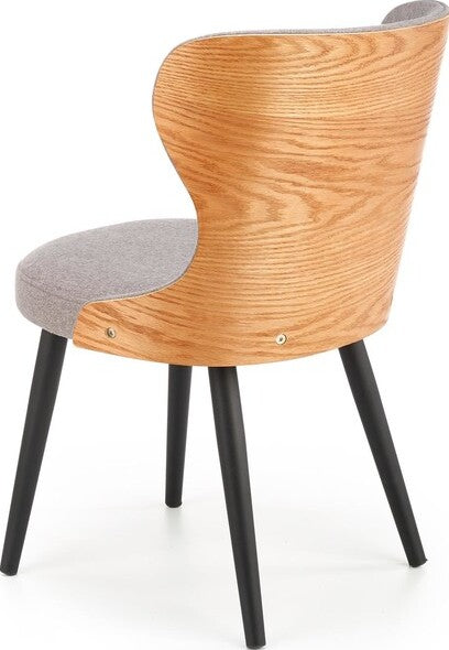 Kitchen Chair K452 | size: Width: 53cm, Height: 80cm, Depth: 56cm | color: Gray | image: 3 | variant: 1011979