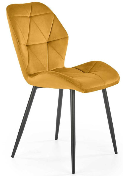 Kitchen Chair K453 | size: Width: 48cm, Height: 86cm, Depth: 53cm | color: Yellow | image: 0 | variant: 1003313