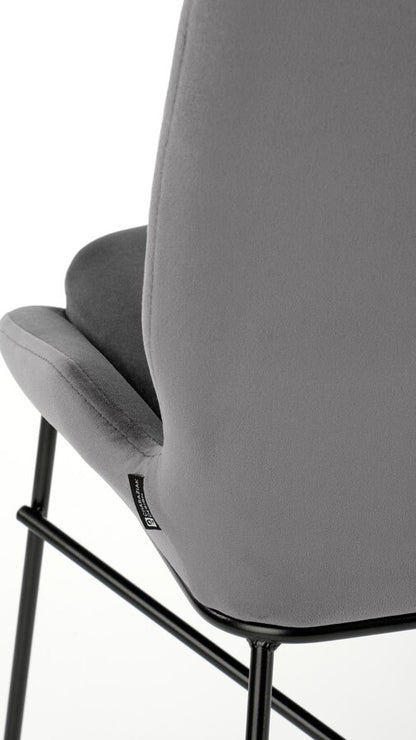Kitchen Chair K454 | size: Width: 46cm, Height: 83cm, Depth: 55cm | color: Gray | image: 6 | variant: 1003315