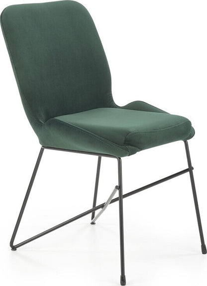 Kitchen Chair K454 | size: Width: 46cm, Height: 83cm, Depth: 55cm | color: Green | image: 1 | variant: 1003316
