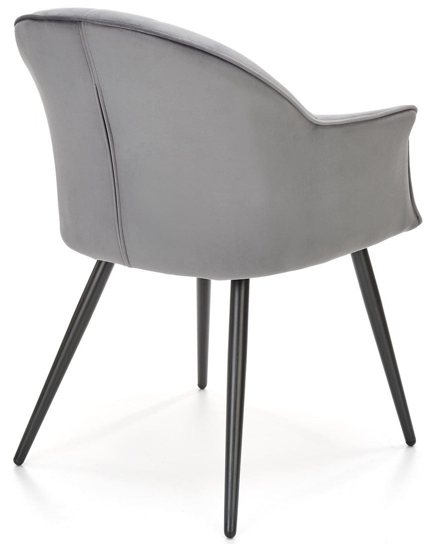Kitchen Chair K468 | size: Width: 67cm, Height: 84cm, Depth: 62cm | color: Gray | image: 4 | variant: 1003334