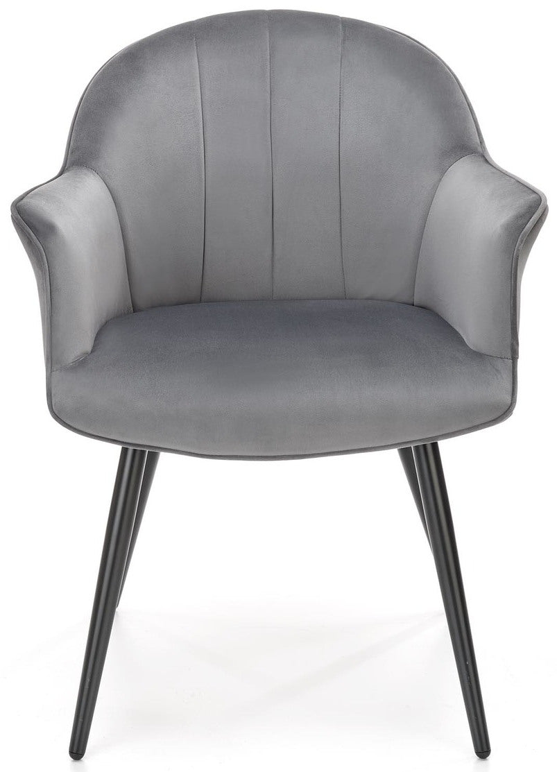 Kitchen Chair K468 | size: Width: 67cm, Height: 84cm, Depth: 62cm | color: Gray | image: 5 | variant: 1003334