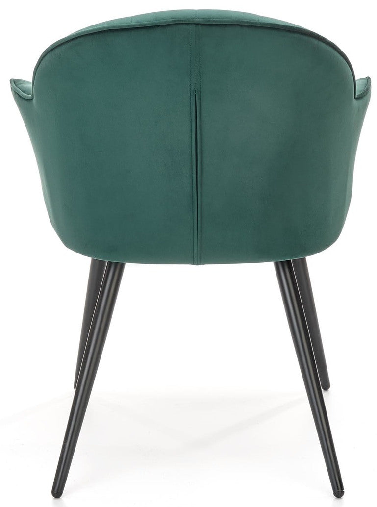Kitchen Chair K468 | size: Width: 67cm, Height: 84cm, Depth: 62cm | color: Green | image: 2 | variant: 1003333