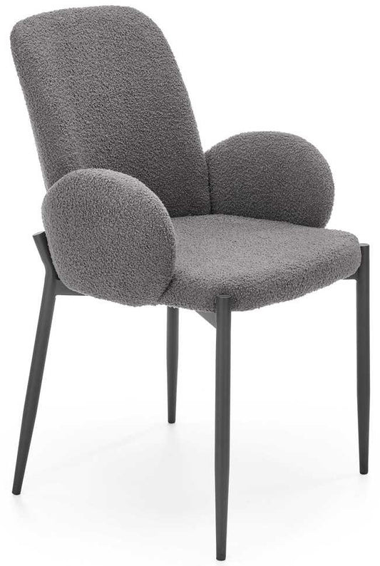 Kitchen Chair K477 | size: Width: 58cm, Height: 89cm, Depth: 58cm | color: Gray | image: 1 | variant: 1003915