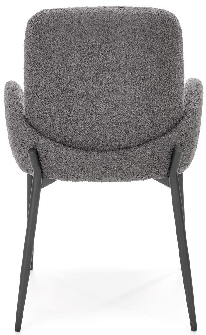 Kitchen Chair K477 | size: Width: 58cm, Height: 89cm, Depth: 58cm | color: Gray | image: 3 | variant: 1003915