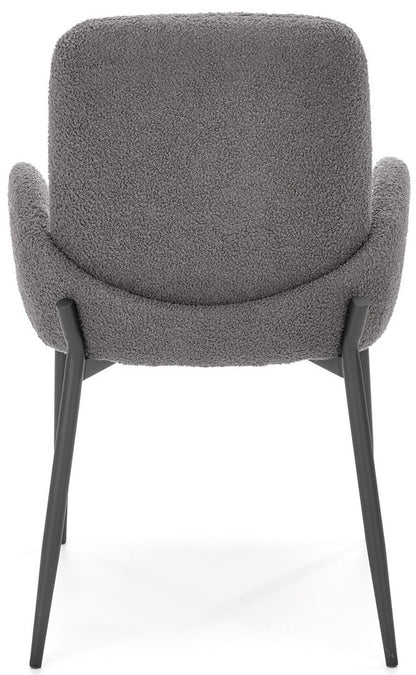 Kitchen Chair K477 | size: Width: 58cm, Height: 89cm, Depth: 58cm | color: Gray | image: 3 | variant: 1003915