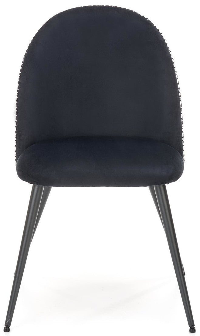 Kitchen Chair K478 | size: Width: 49cm, Height: 84cm, Depth: 54cm | color: White/Black | image: 5 | variant: 1016790
