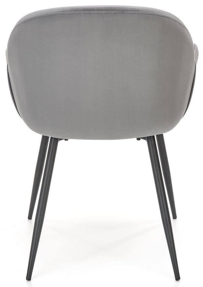 Kitchen Chair K480 | size: Width: 59cm, Height: 79cm, Depth: 59cm | color: Gray | image: 2 | variant: 1016802