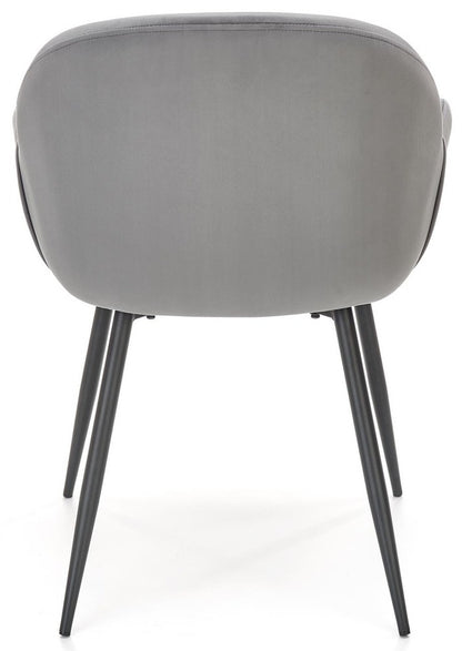 Kitchen Chair K480 | size: Width: 59cm, Height: 79cm, Depth: 59cm | color: Gray | image: 2 | variant: 1016802