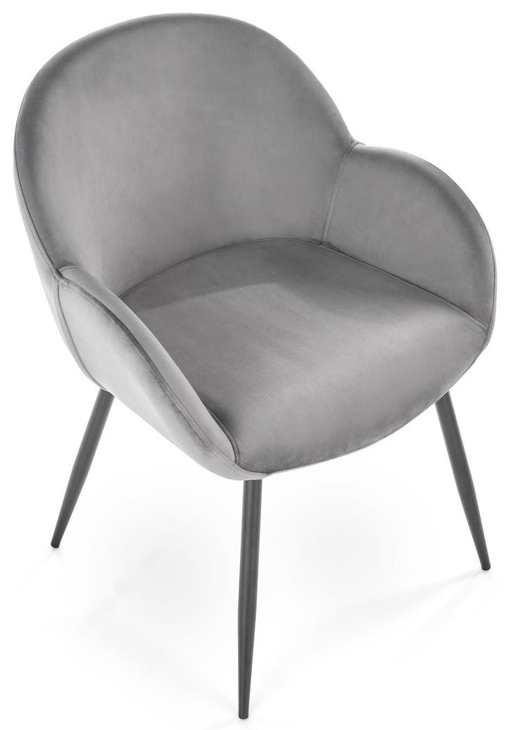 Kitchen Chair K480 | size: Width: 59cm, Height: 79cm, Depth: 59cm | color: Gray | image: 6 | variant: 1016802