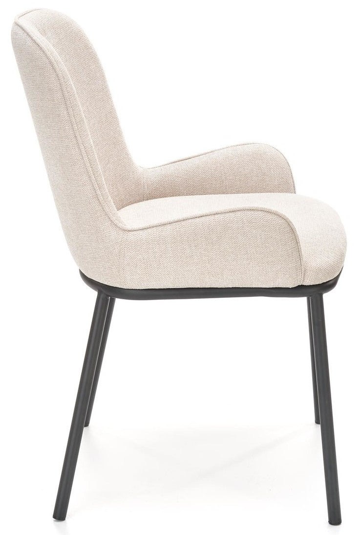 Kitchen Chair K481 | size: Width: 54cm, Height: 83cm, Depth: 60cm | color: Beige | image: 3 | variant: 1003339