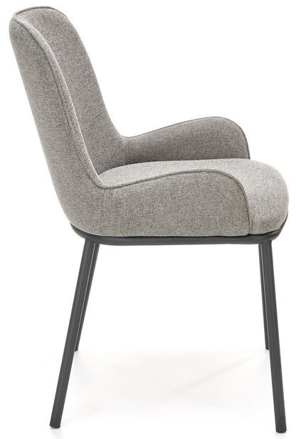 Kitchen Chair K481 | size: Width: 54cm, Height: 83cm, Depth: 60cm | color: Gray | image: 2 | variant: 1003340