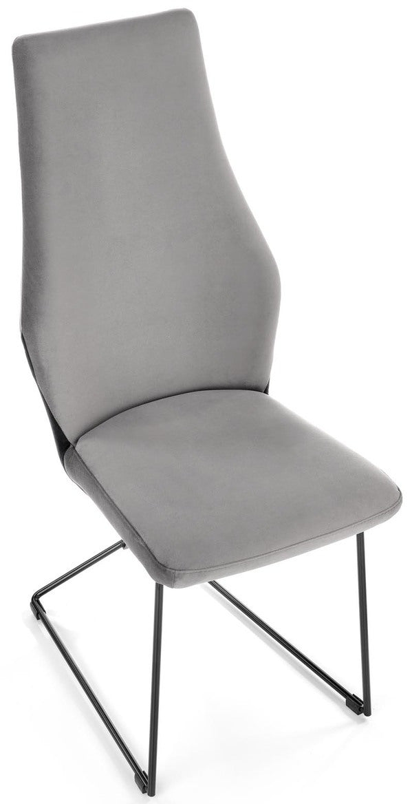 Kitchen Chair K485 | size: Width: 44cm, Height: 96cm, Depth: 63cm | color: Gray | image: 2 | variant: 1016805