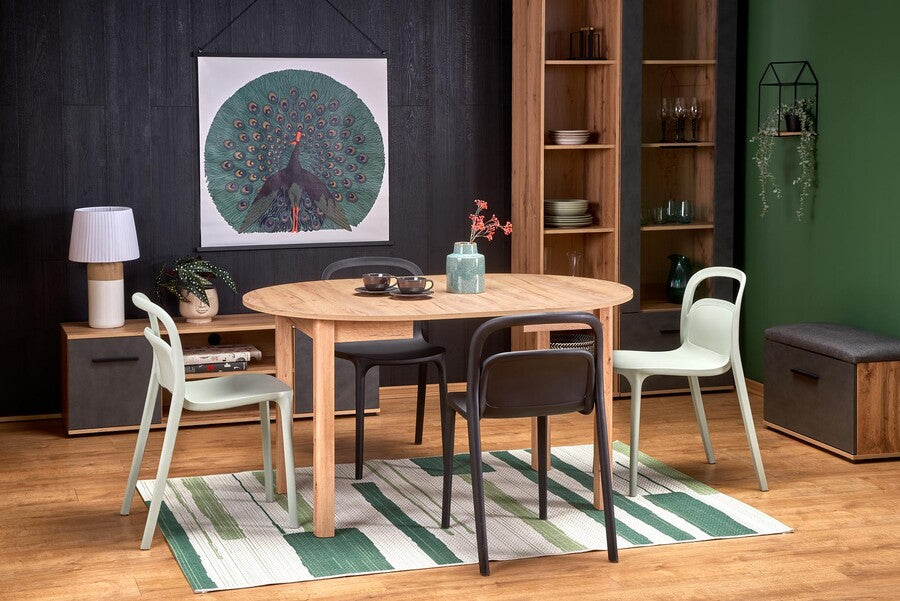Kitchen Chair K490 | size: Width: 46cm, Height: 80cm, Depth: 55cm | color: Black | image: 1 | variant: 1003353